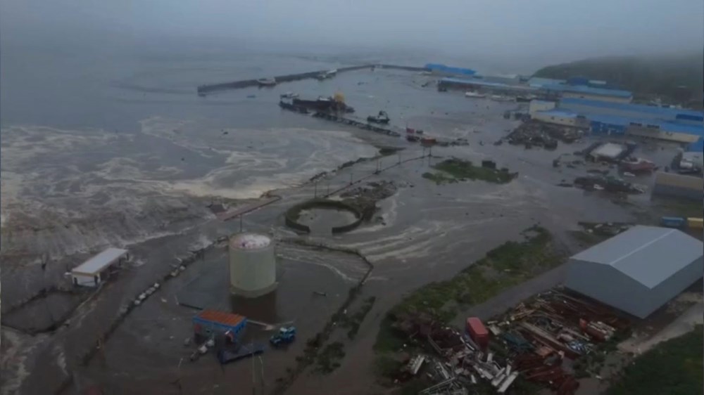 Kamçatka'daki büyük deprem anı Bartınlı işçilerin kamerasında - 3