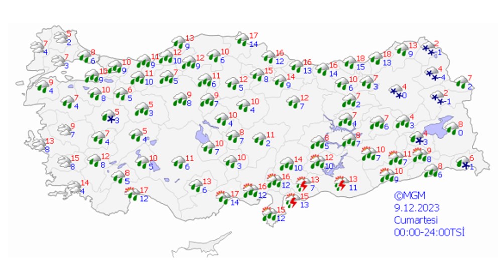 Hafta sonu hava daha da soğuyacak (Bugün hava nasıl olacak? 5 günlük hava durumu) - 15