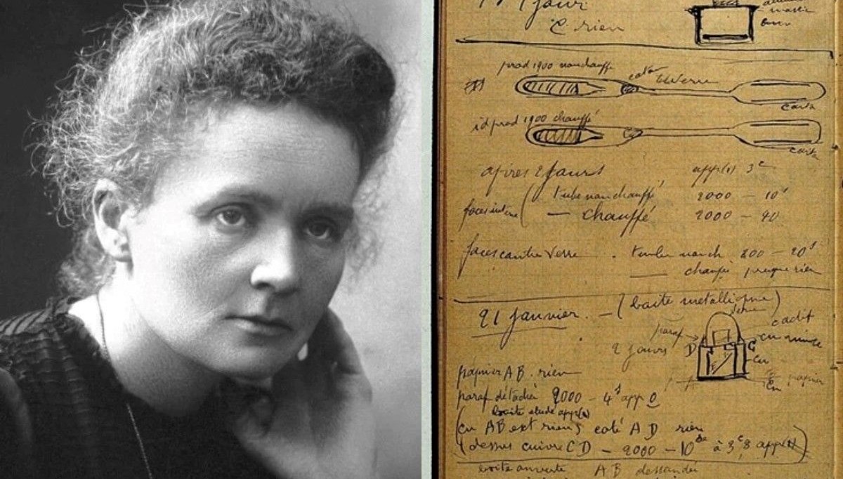 Marie Curie laboratuvar defteriyle anıldı: Hala radyasyon saçıyor