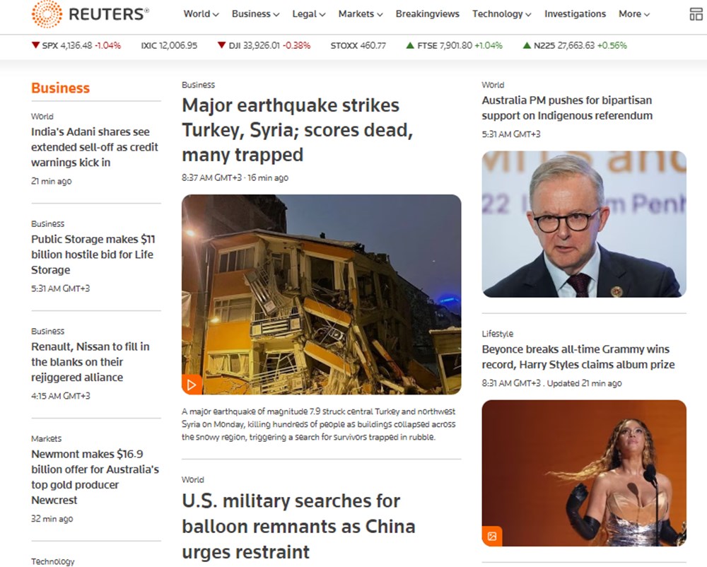 Türkiye'deki 7,4 büyüklüğündeki deprem dünya basınının manşetlerinde - 14