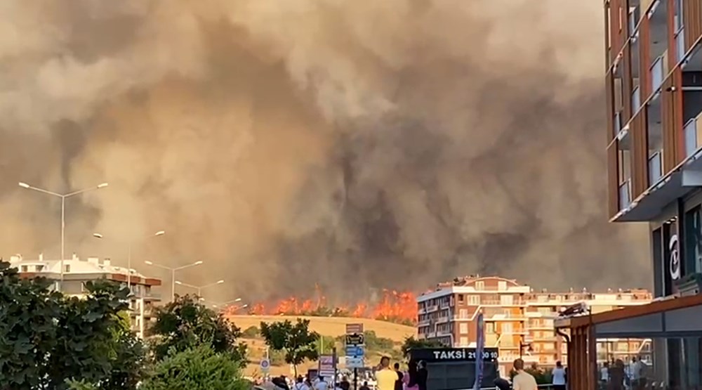 Çanakkale'de orman yangını (6 köy ve üniversite kampüsü tahliye edildi) - 9