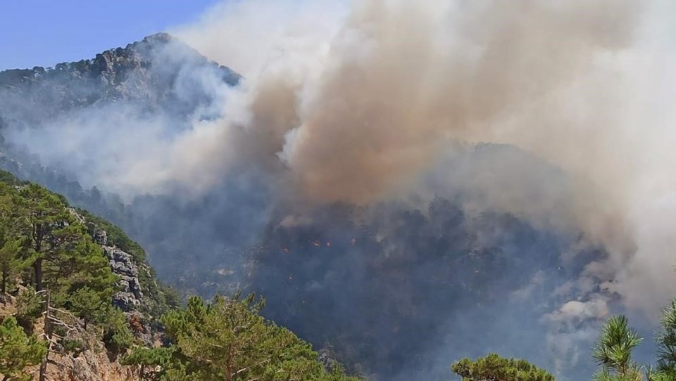 Antalya Akseki'deki orman yangınıyla ilgili bir kişi tutuklandı - 1
