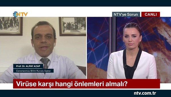 NTV'ye Sorun 4 Haziran 2020 (Konuk: Prof. Dr. Alpay Azap)