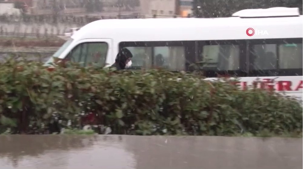 İstanbul'da beklenen kar yağışı başladı - 6