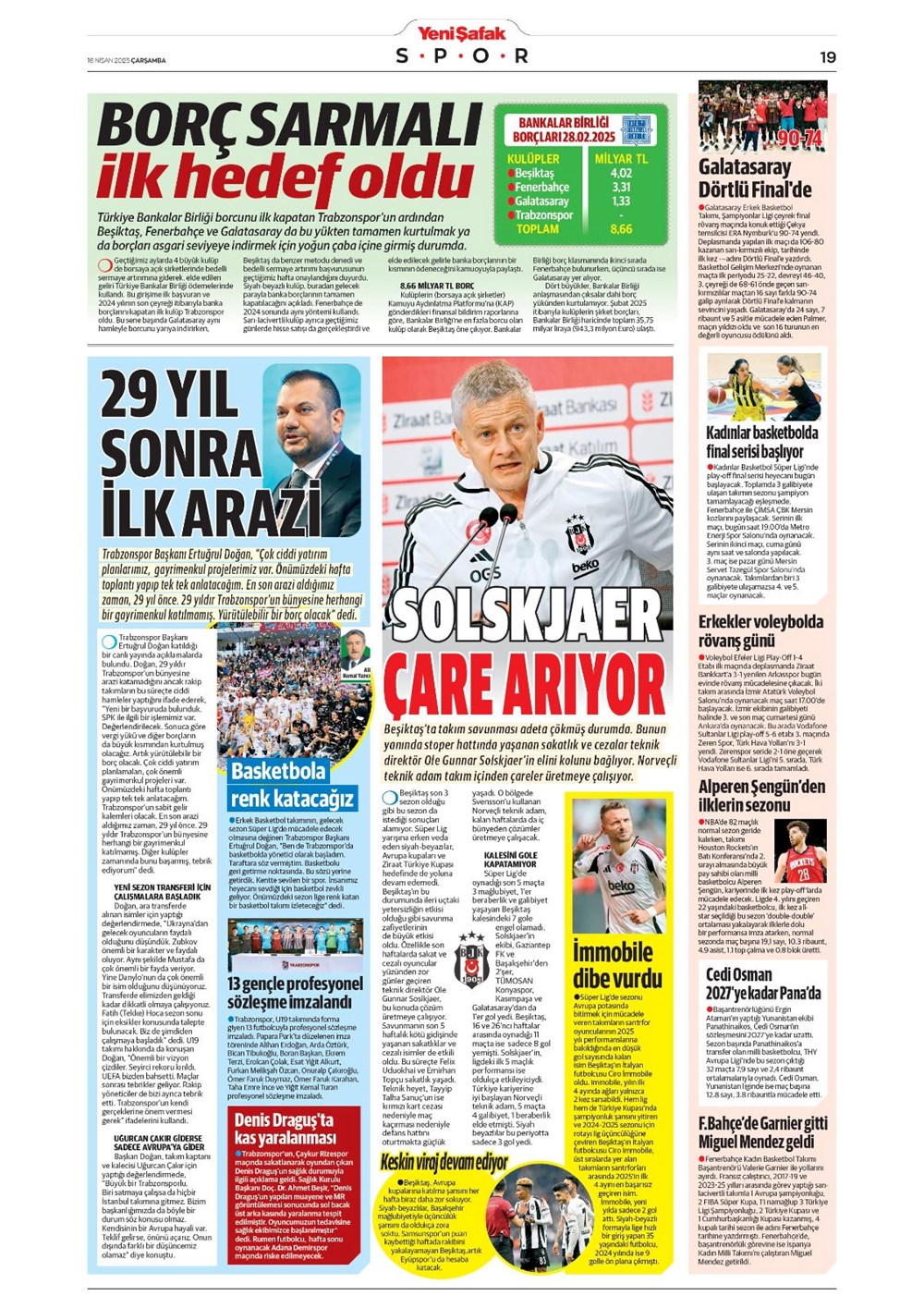 "Kim Min-Jae harekatı" (16 Nisan 2025 spor manşetleri) - 32