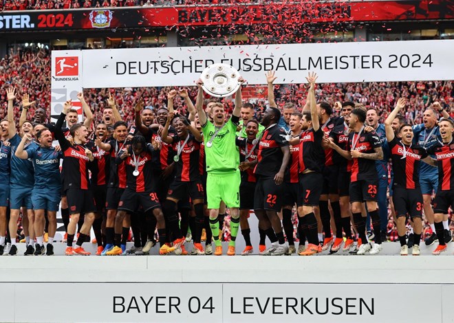 Leverkusen namağlup şampiyon