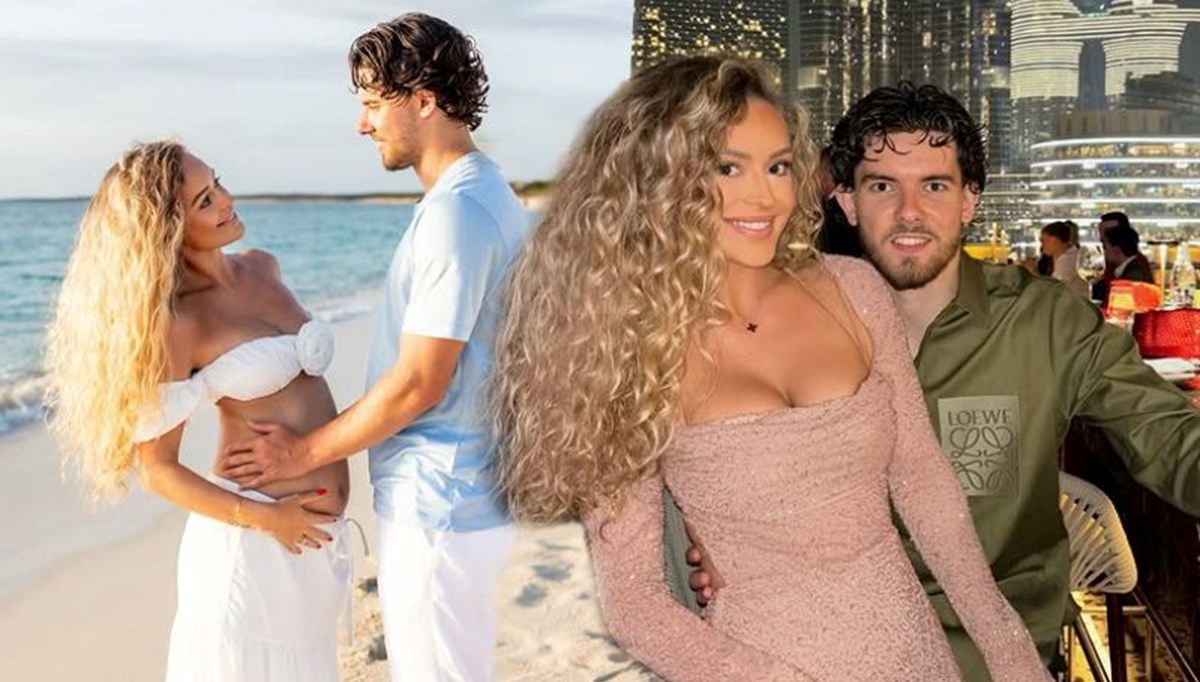 Bebek bekleyen Ferdi Kadıoğlu ile Sera Vrij'den yeni poz