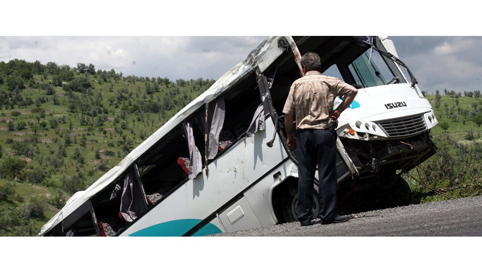 Beypazari Nda Otobus Devrildi 28 Yarali Ntv