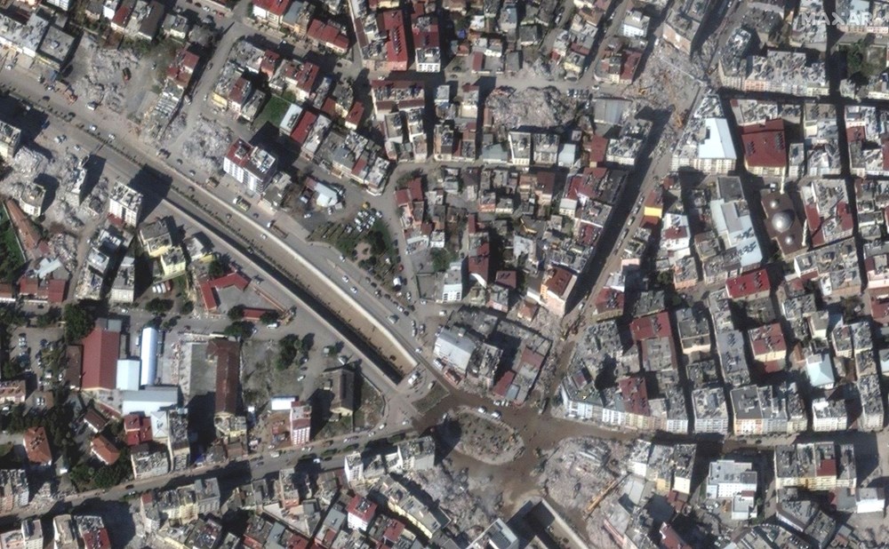 Depreme ilişkin yeni uydu görüntüleri paylaşıldı - 7