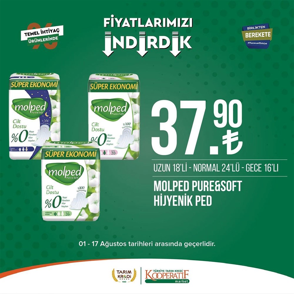 Tarım Kredi Kooperatif Market ağustos ayı güncel indirimli ürünler listesi (5-17 Ağustos 2023 Tarım Kredi Market indirimleri) - 5