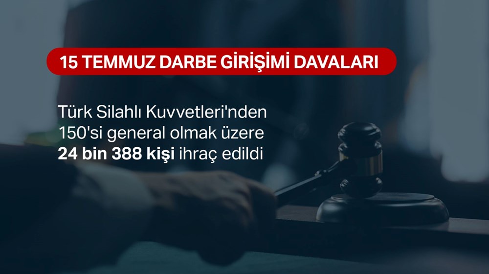 Darbe davalarında son durum: 4 bin 891 darbe zanlısı mahkum oldu - 8