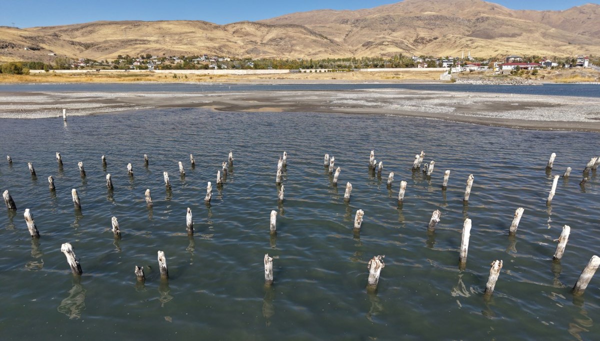 Van Gölü'nde çekilme