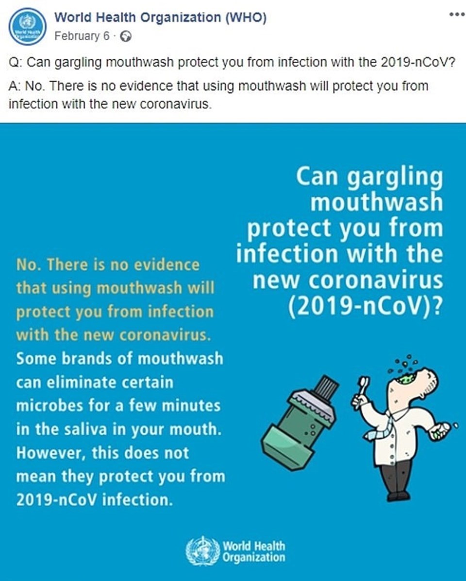 Ağız gargarası corona virüsü önleyebilir mi? - 2