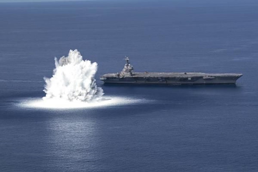 ABD Donanması'nın savaş gemisi patlayıcı testi: 3,9 büyüklüğünde deprem yarattı - 8