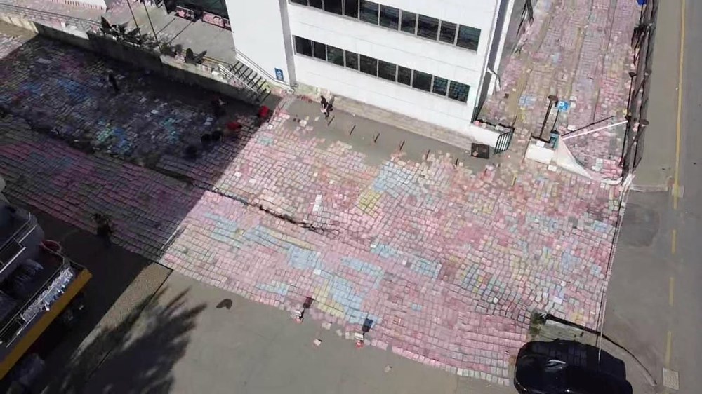 Bartın'da sel sonrası 70 bin evrakı sererek kurutma - 6