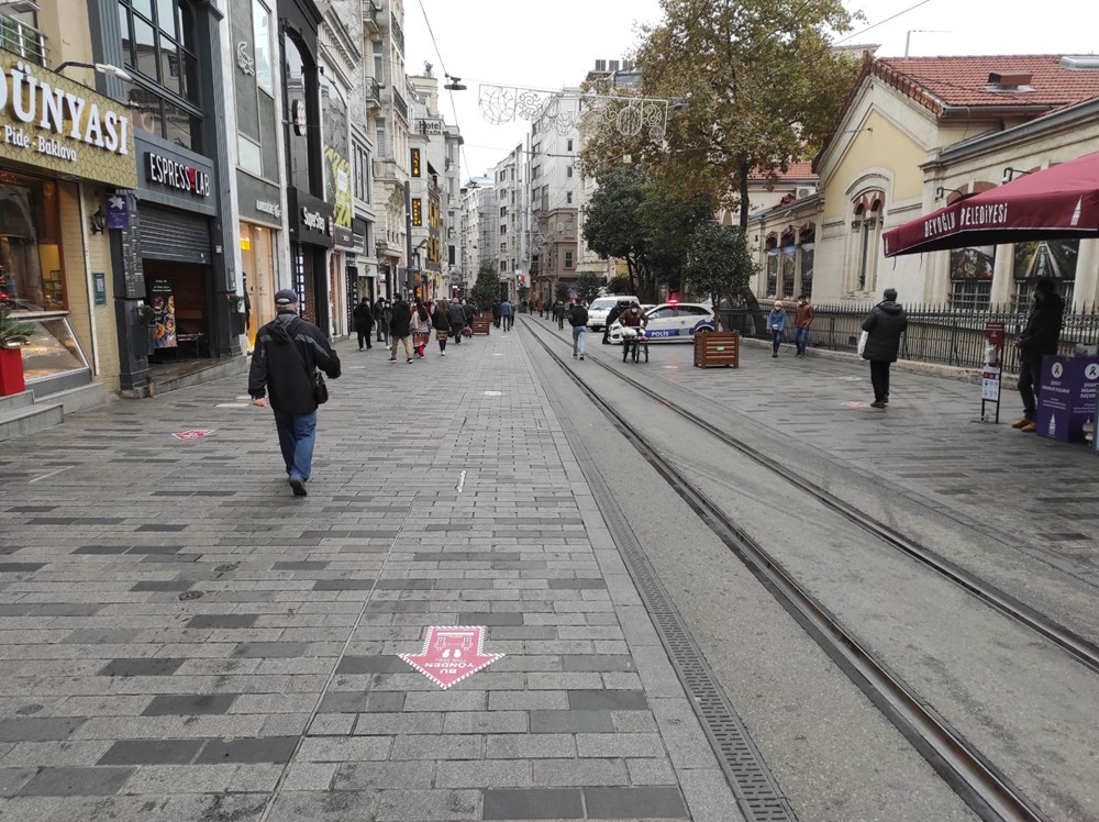 İstiklal Caddesi'nde 7000 kişi kuralı başladı - 6