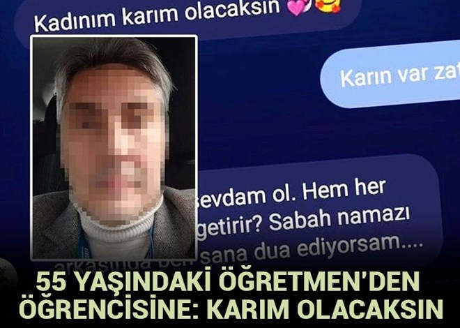Konya’da
öğretmenden öğrenciye cinsel istismar: WhatsApp ve Instagram mesajları delil
oldu, tutuklandı
