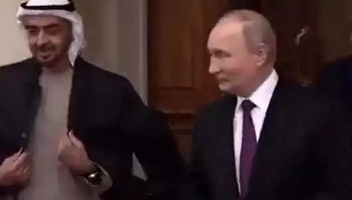 Putin, BAE Devlet Başkanı Al Nahyan'a üşüdüğü için kendi montunu verdi