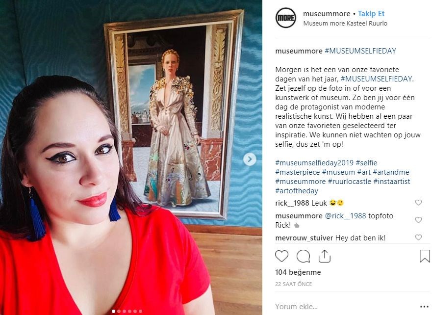Sosyal Medyada Muzede Selfie Gunu Museum Selfie Day Paylasimlari Ntv