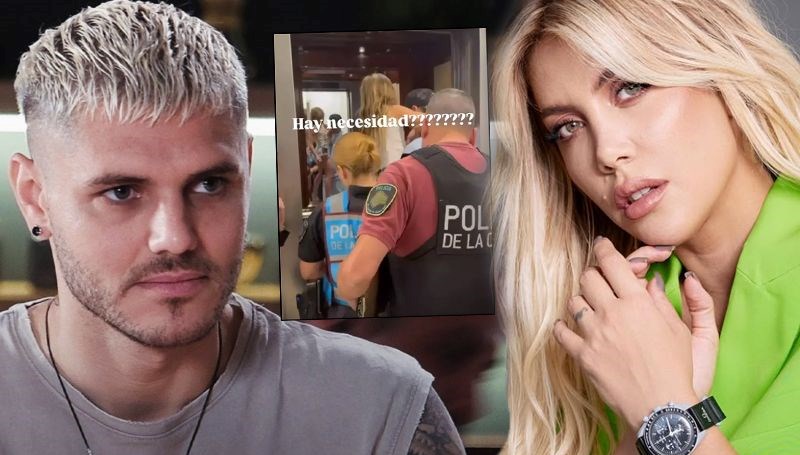 Icardi ile Wanda Nara birbirine girdi: Kızlarını almaya gidince ortalık karıştı