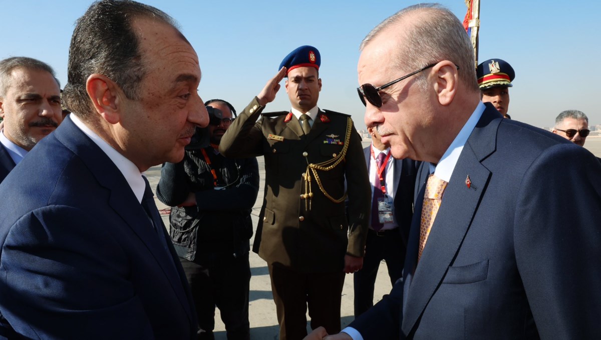 Cumhurbaşkanı Erdoğan Mısır'a gitti, Sisi ve Pezeşkiyan'la görüşecek