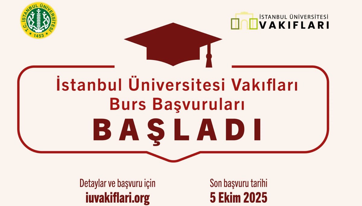 İstanbul Üniversitesi Vakıfları burs başvuruları başladı