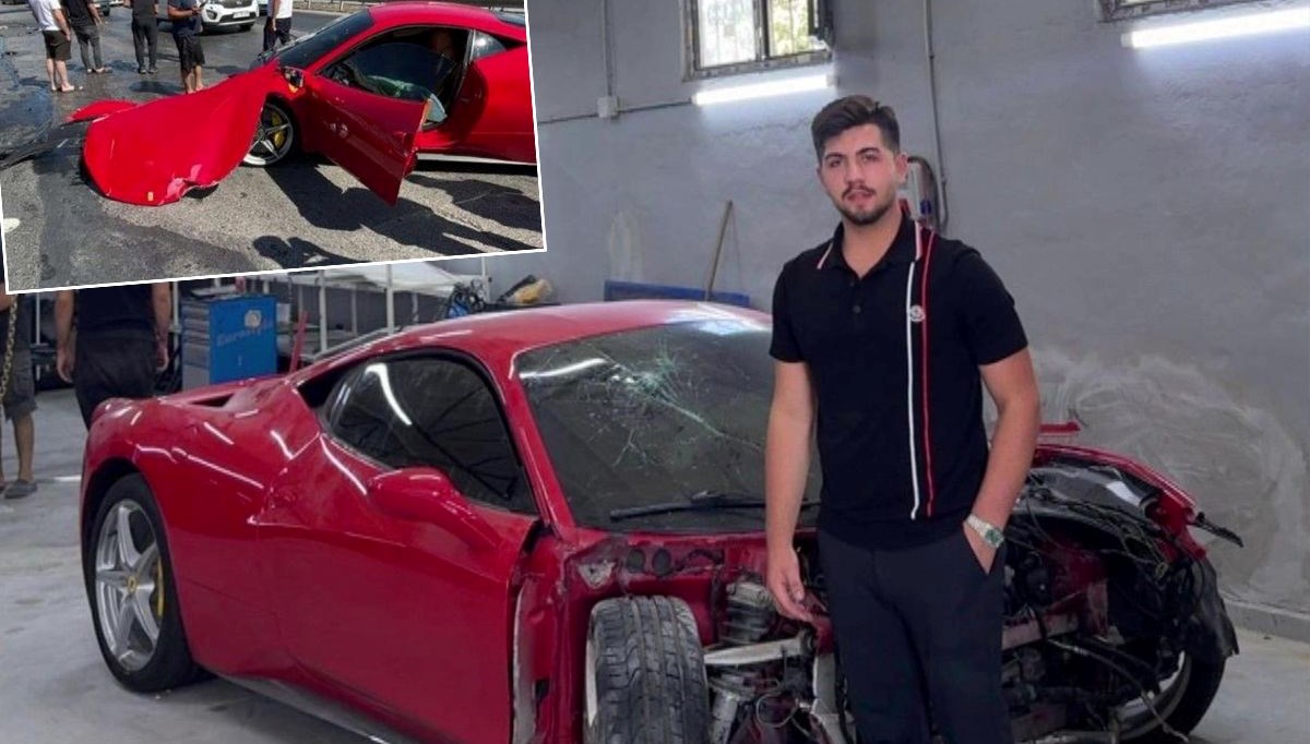 15 milyonluk Ferrari'nin sahibi konuştu