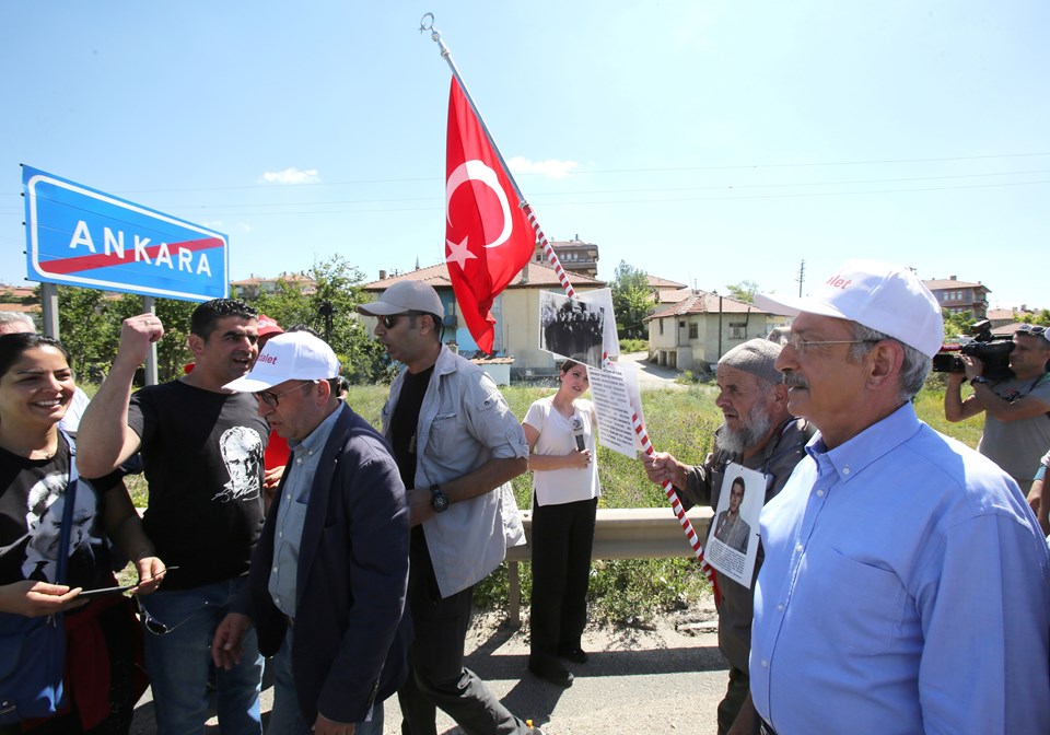Kılıçdaroğlu, "Adalet Yürüyüşü"nün 2. gününde Ankara il sınırını geçti - 3