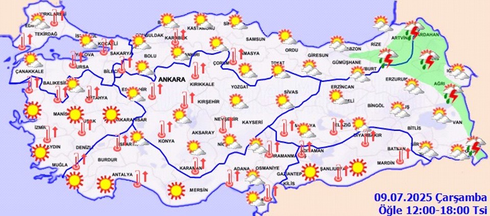Sıcaklar pik yapacak: Gölgede 40 derece - 1