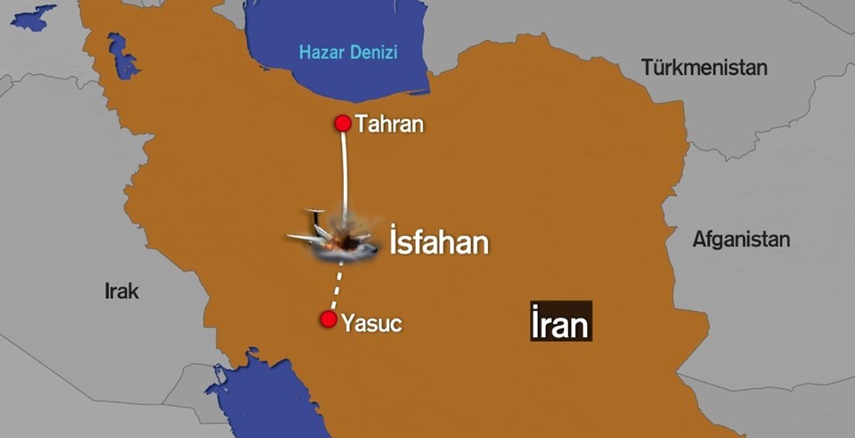 İran'da yolcu uçağı düştü: 66 ölü - 1