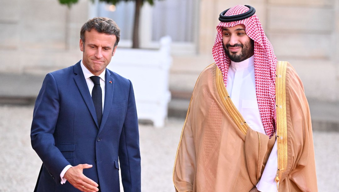 Macron ve Suudi Veliaht Prensi Paris'te görüştü