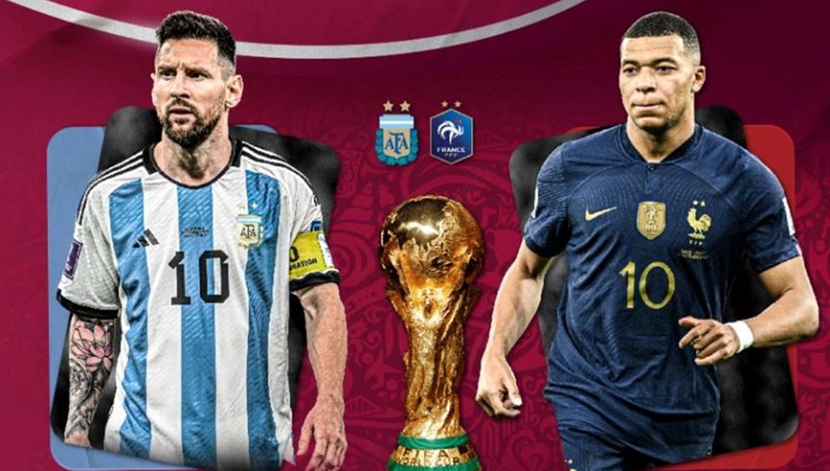 Dünya Kupası 2022 Katar'da dev final: Messi'li Arjantin ile Mbappe'li Fransa şampiyonluk için sahada
