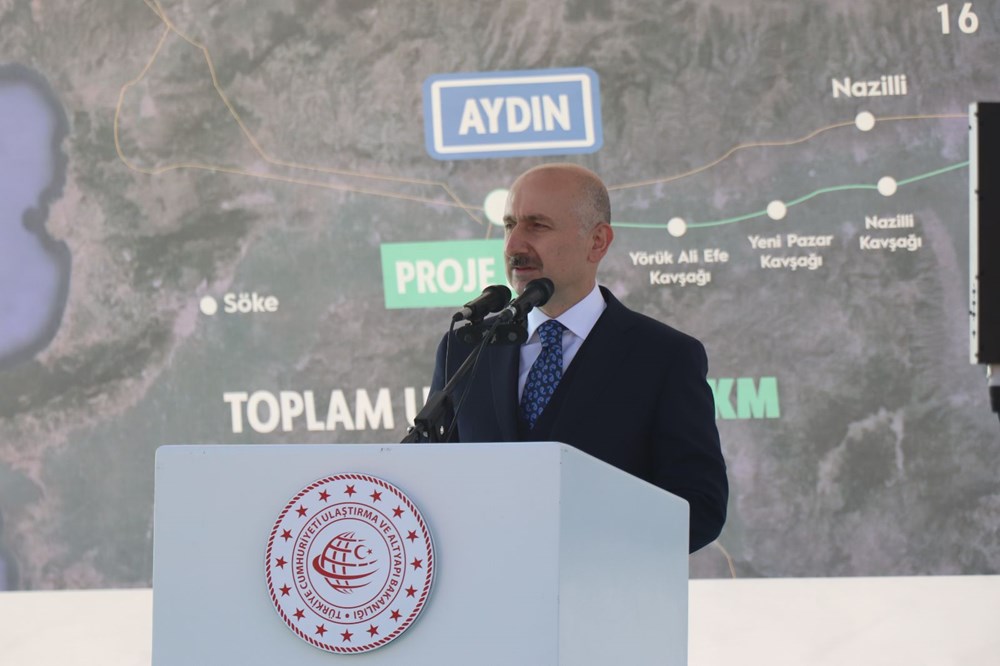 Bakan Karaismailoğlu: Aydın-Denizli Otoyolu seyahat süresini 1 saat 15 dakikaya düşürecek - 8