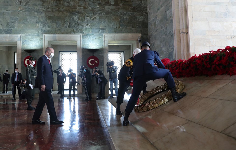 Anıtkabir'de 29 Ekim Cumhuriyet Bayramı töreni - 3