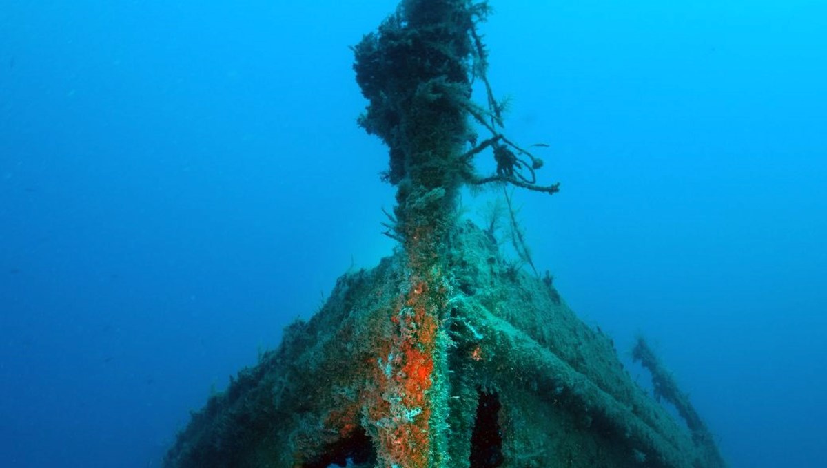 Fransız savaş gemisi Paris 2'nin kalıntıları görüntülendi