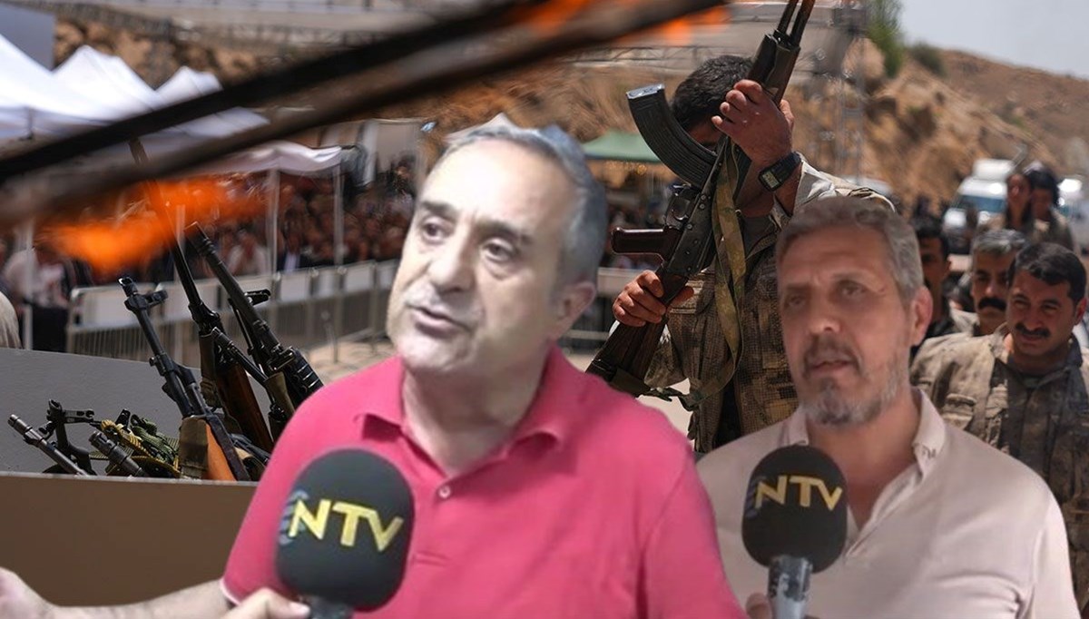 30 PKK'lı silahlarını bırakıp yaktı 30 PKK'lı silahlarını bırakıp yaktı