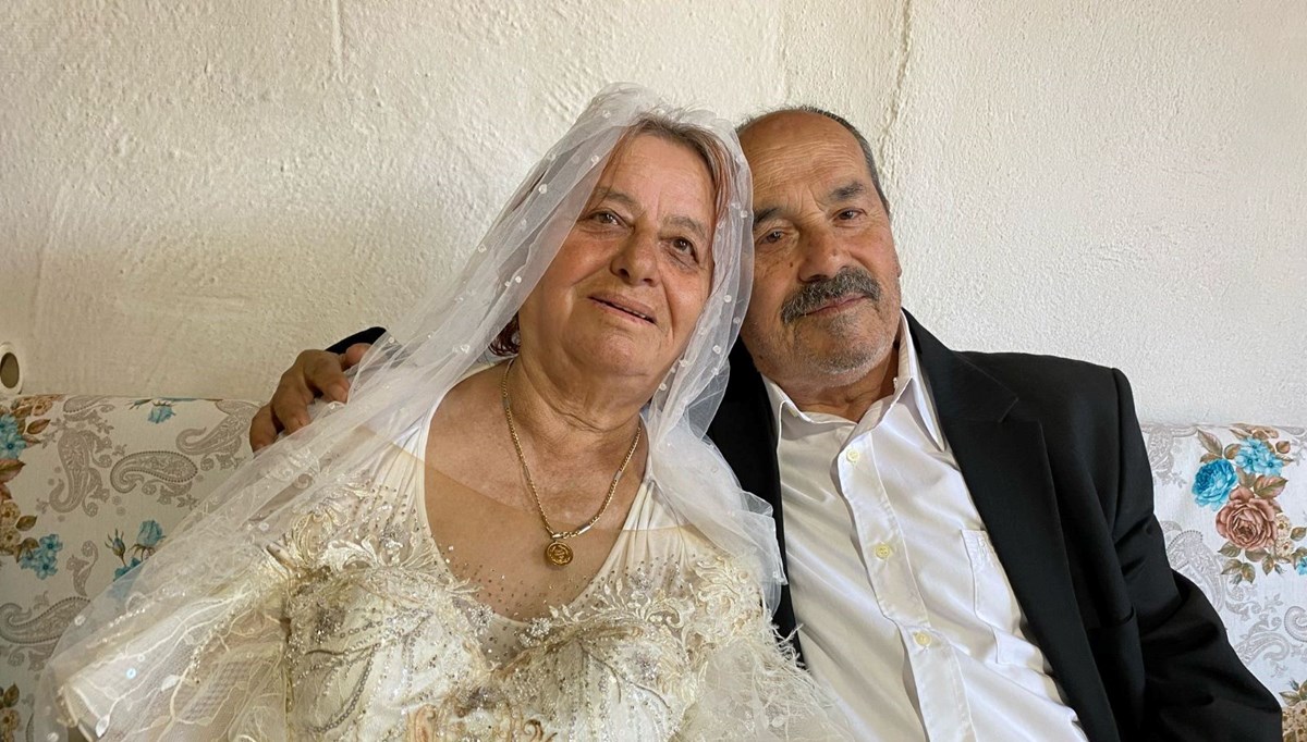 Gelin görünce iç çekiyordu: Hayali 56 yıl sonra gerçek oldu