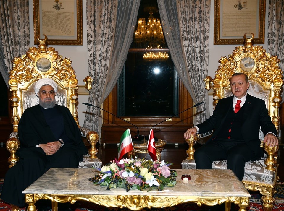 Son dakika haberi... Cumhurbaşkanı Erdoğan ve İran Cumhurbaşkanı Ruhani bir araya geldi - 1