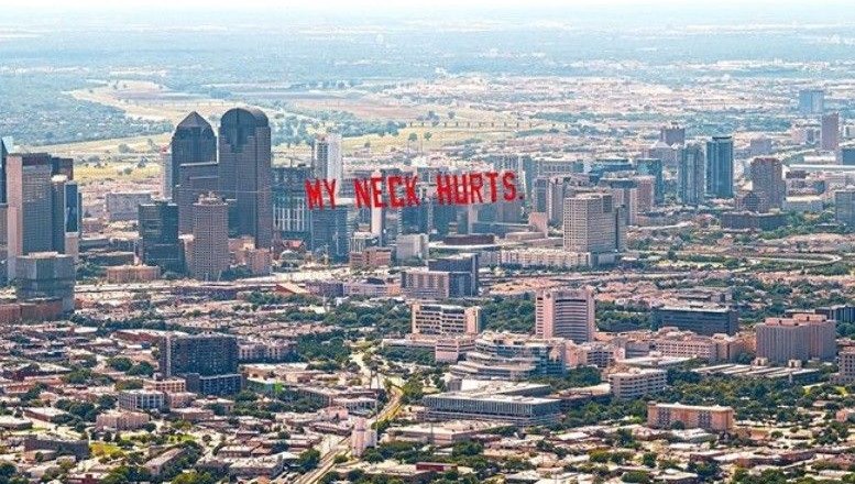 George Floyd'un son sözleri gökyüzünde