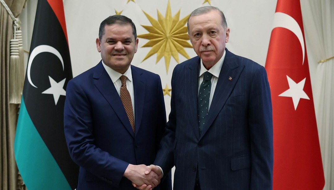 Cumhurbaşkanı Erdoğan, Libya Milli Birlik Hükümeti Başbakanı Dibeybe'yi kabul etti