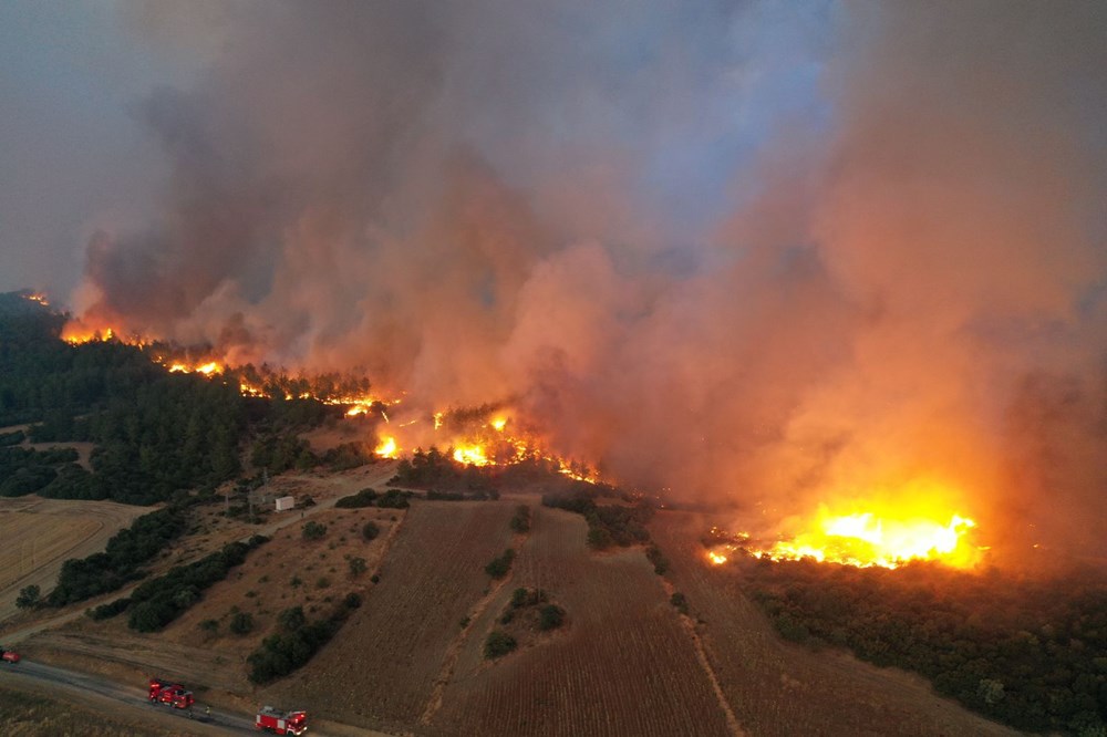Çanakkale'de yangın: Beş köy tahliye edildi - 2