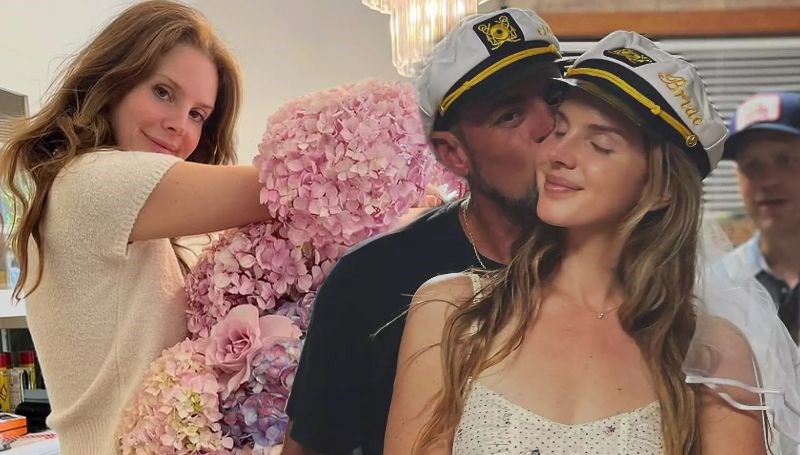 Lana Del Rey'den mutluluk pozları