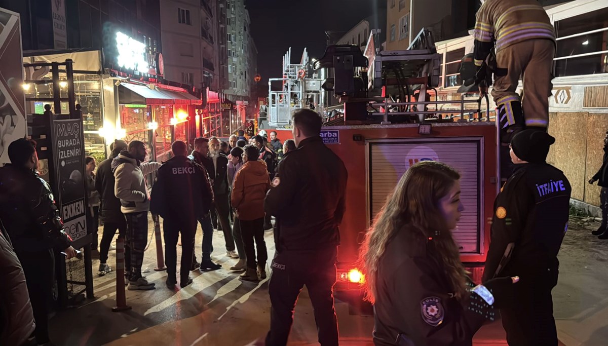 Kütahya'da yangın çıkan 7. kattan düşen kadın ağır yaralandı