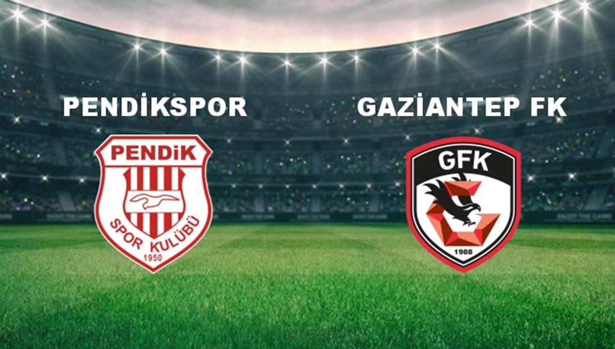 Pendikspor - Gaziantep FK Maçı Ne Zaman? Pendikspor - Gaziantep FK Maçı Hangi Kanalda Canlı Yayınlanacak?