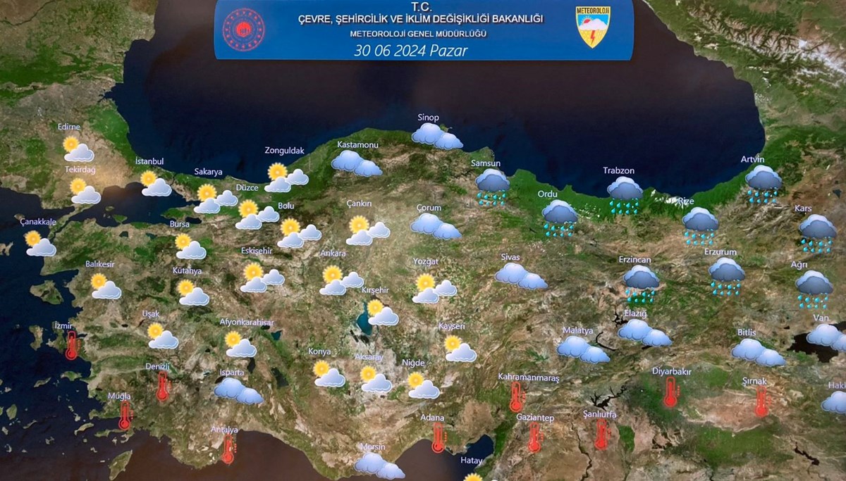 Meteoroloji'den 3 il için yüksek sıcaklık uyarısı! Resmen kavrulacak, 40 dereceyi bulabilir Meteoroloji'den 3 il için yüksek sıcaklık uyarısı! Resmen kavrulacak, 40 dereceyi bulabilir