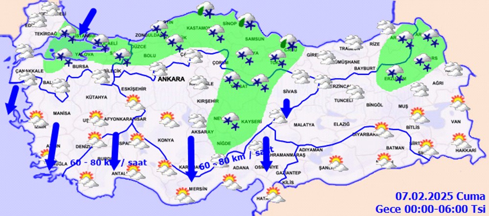 İstanbul’da kar yağışı ne kadar sürecek? Hem meteoroloji hem AKOM uyardı: Bu akşama dikkat! - 12