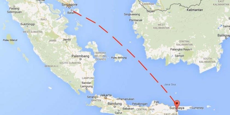 Endonezya'dan Singapur'a giden AirAsia uçağı ile irtibat kesildi - 1