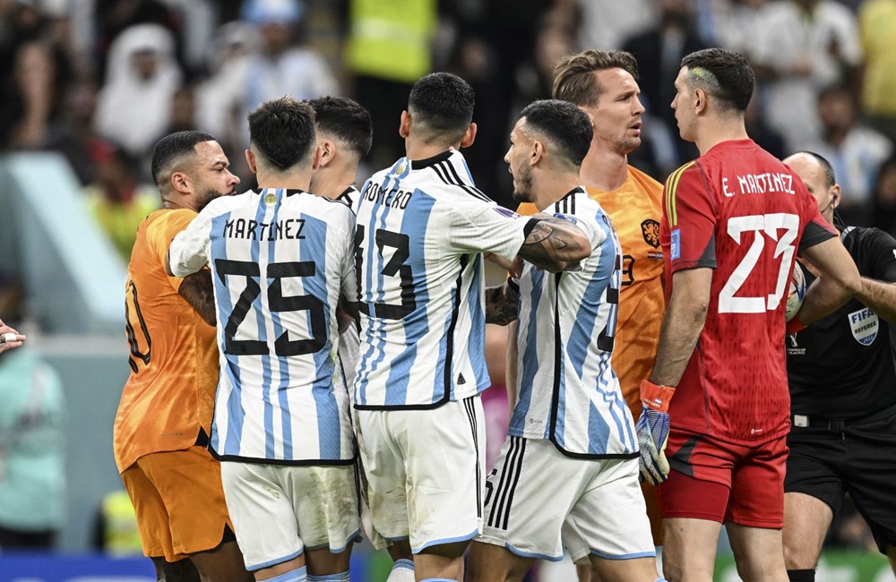 Arjantin'in Hollanda'yı elediği maçta tepki çeken kare - 4