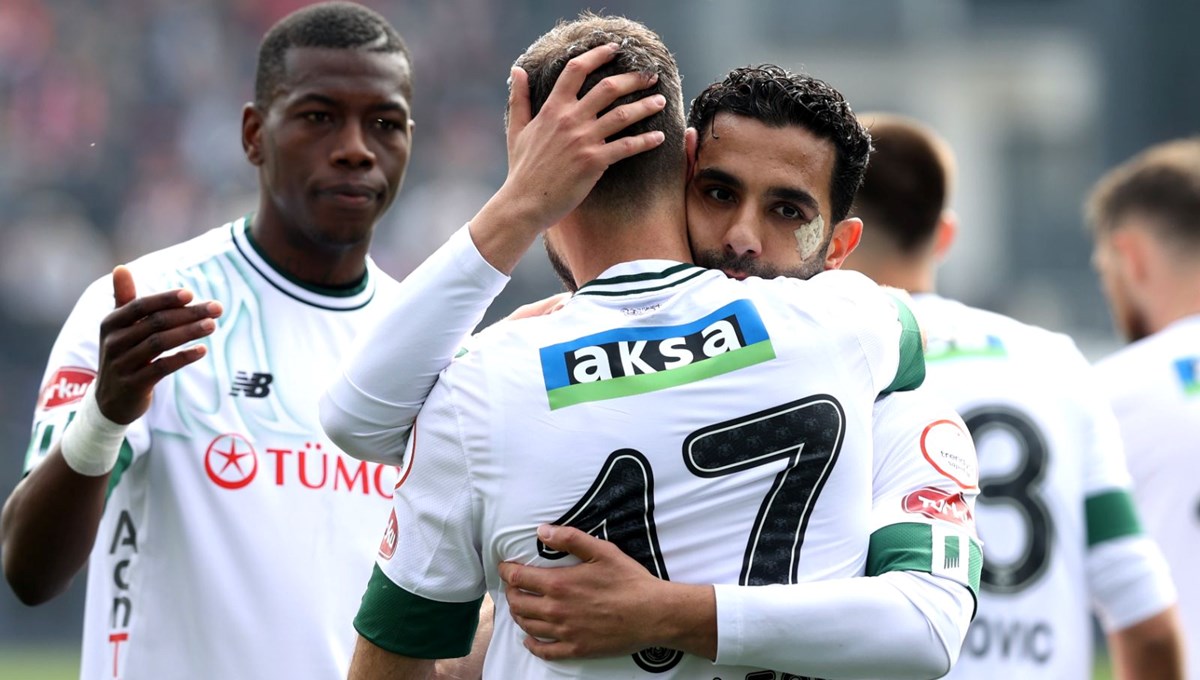 Konyaspor, 6 aylık deplasman galibiyet hasretine son verdi