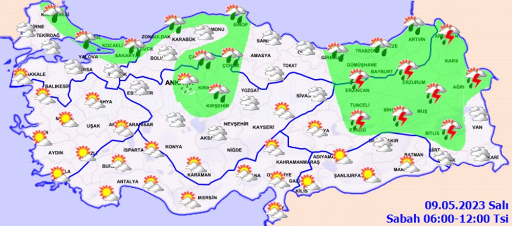 Bugün hava nasıl olacak? (9 Mayıs MGM hava durumu raporu) - 3